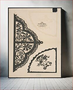 Πίνακας, Decorative floral fretwork design (ca.1877)