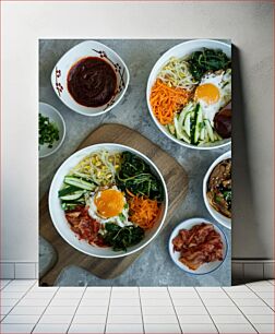 Πίνακας, Delicious Bibimbap Νόστιμο Bibimbap