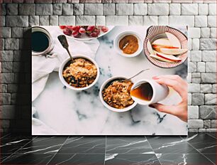 Πίνακας, Delicious Breakfast Spread Νόστιμο άλειμμα πρωινού