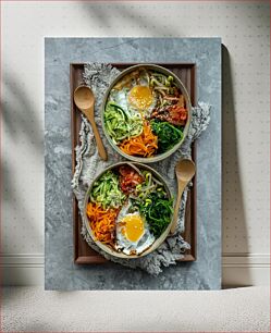 Πίνακας, Delicious Korean Bibimbap Νόστιμο κορεάτικο Bibimbap