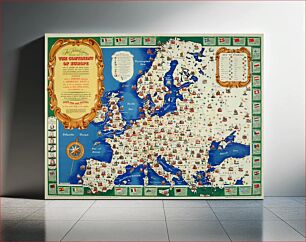 Πίνακας, Description: 'The National Savings Picture Map of the Continent of Europe.'Date: 1946Our catalogue Reference: NSC 5/198