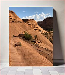 Πίνακας, Desert Canyon Landscape Τοπίο Φαράγγι της Ερήμου