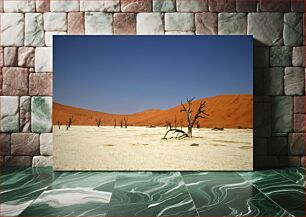 Πίνακας, Desert Landscape with Dead Trees Έρημο τοπίο με νεκρά δέντρα