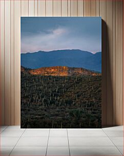 Πίνακας, Desert Mountains at Dusk Βουνά της ερήμου στο σούρουπο