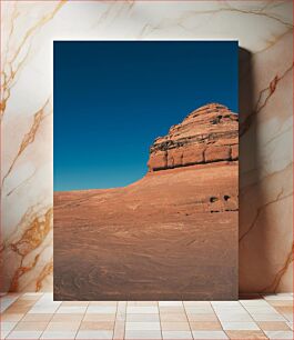 Πίνακας, Desert Rock Formation under Clear Sky Σχηματισμός βράχου της ερήμου κάτω από τον καθαρό ουρανό