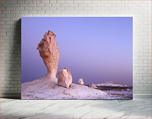 Πίνακας, Desert Rock Formations at Dusk Σχηματισμοί βράχων της ερήμου στο σούρουπο