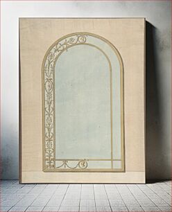 Πίνακας, Design for a a Mirror with a Rounded Top by John Yenn