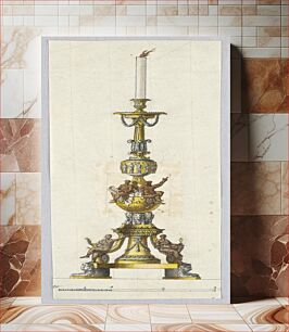 Πίνακας, Design for a Candlestick