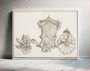 Πίνακας, Design for a Carriage, Johann Michael Hoppenhaupt II