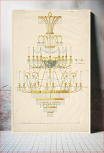 Πίνακας, Design for a Chandelier