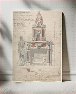 Πίνακας, Design for a Chimneypiece Made from an Old Altarpiece by Anonymous, British, 19th century