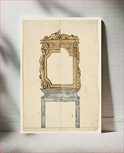 Πίνακας, Design for a Chimneypiece, with Alternative Suggestions for the Overmantel Frame