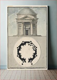 Πίνακας, Design for a Domed Classical Temple with Portico