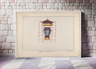 Πίνακας, Design for a Hall Lamp