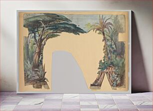 Πίνακας, Design for a Stage Set by Eugène Cicéri