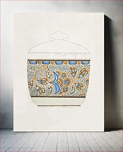 Πίνακας, Design for a Sugar Bowl (1880-1910) by Noritake Factory