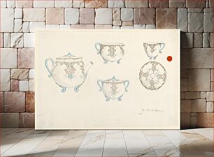 Πίνακας, Design for China Decoration, Mary Morison Brownson