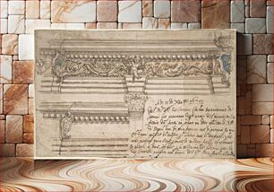 Πίνακας, Design for Painted Corner and Frieze of the Choir in the Church of the Servi in Bologna by Giovanni Andrea Castelli