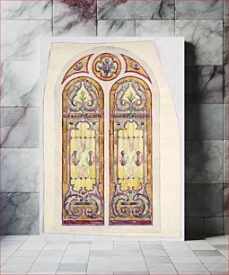 Πίνακας, Design for stained glass, Alice Cordelia Morse