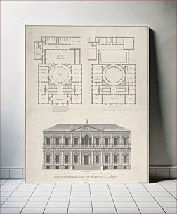 Πίνακας, Design for the Mansion House of the Rt. Hon. The Lord Mayor