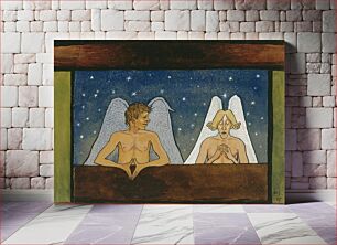 Πίνακας, Devotion, 1895, by Hugo Simberg