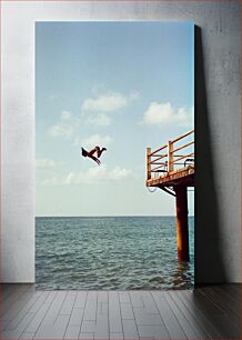 Πίνακας, Diver Off a Pier Diver Off a Pier