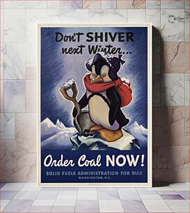 Πίνακας, Don't shiver next winter... order coal now!