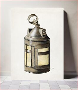 Πίνακας, Dormer Window Lantern (ca.1936) by Margaret Stottlemeyer