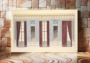 Πίνακας, Draft for decoration of the window wall in the apartment hall by Nicolai Abildgaard