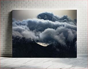 Πίνακας, Dramatic Cloud Formation Over Mountains Δραματικός σχηματισμός σύννεφων πάνω από βουνά