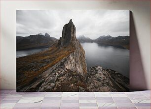 Πίνακας, Dramatic Mountain Landscape Δραματικό ορεινό τοπίο