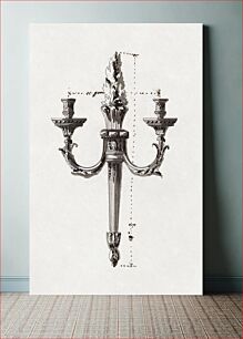 Πίνακας, Drawing for a Wall Light (1775) by Jean-Louis Prieur