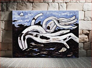 Πίνακας, Driftwood on the Bagaduce (1939–1940) by Marsden Hartley