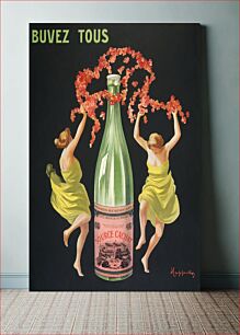 Πίνακας, Drink all Evian-Cachat (ca.1912) by Leonetto Cappiello