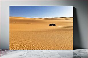 Πίνακας, Driving Through the Desert Οδήγηση μέσα από την έρημο