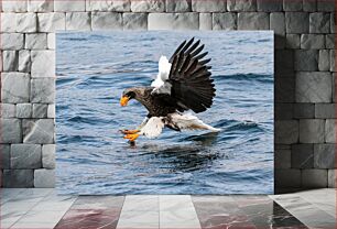 Πίνακας, Eagle Hunting Over Water Κυνήγι αετού πάνω από το νερό