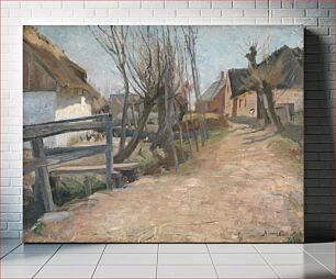 Πίνακας, Early spring day in Glostrup by Albert Gottschalk