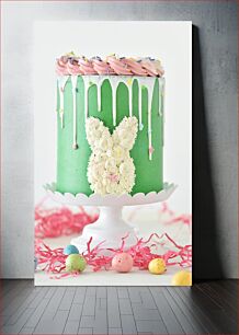 Πίνακας, Easter Bunny Cake Πασχαλινή τούρτα λαγουδάκι