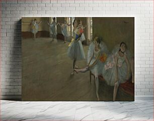 Πίνακας, Edgar Degas's Dancers in the Classroom (c. 1880)