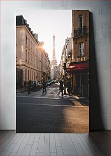 Πίνακας, Eiffel Tower Street View at Dusk Eiffel Tower Street View at Dusk