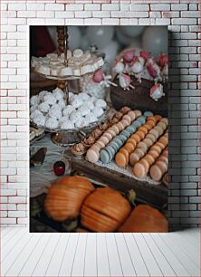 Πίνακας, Elegant Dessert Table Κομψό επιδόρπιο τραπέζι