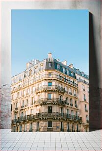 Πίνακας, Elegant Parisian Building Κομψό παριζιάνικο κτίριο