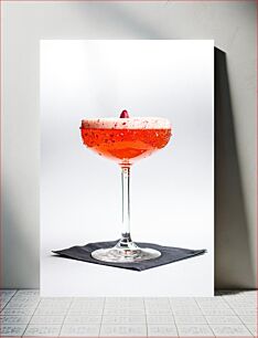 Πίνακας, Elegant Red Cocktail Κομψό κόκκινο κοκτέιλ