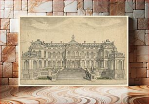 Πίνακας, Elevation of a Garden Facade for a Small French Palace