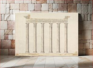 Πίνακας, Elevation of Ruined Temple