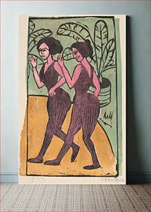 Πίνακας, English Step Dancers (1911) by Ernst Ludwig Kirchner