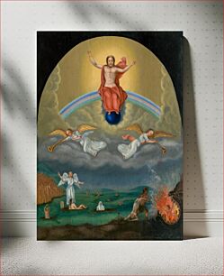 Πίνακας, Epitaph with images of the last judgment and the crucifixion - the last judgment