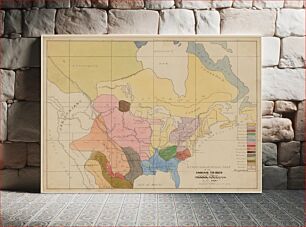 Πίνακας, Ethnographic Map of the Indian Tribes of the United States, A.D. 1600