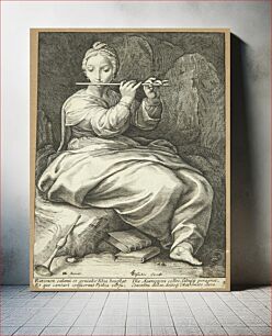 Πίνακας, Euterpe by Hendrick Goltzius