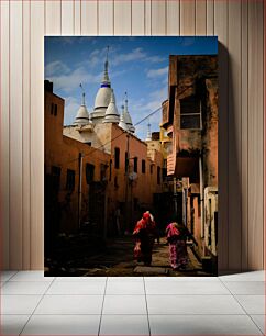 Πίνακας, Exploring the Historical Alley Εξερευνώντας το Ιστορικό Σοκάκι